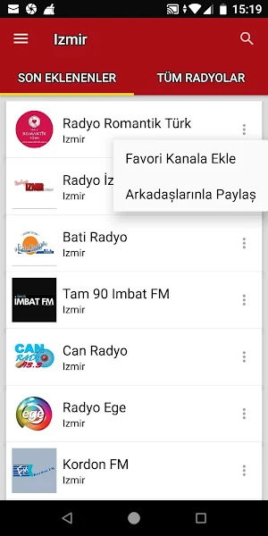 Izmir Radio Stations - Turkey Screenshot 1