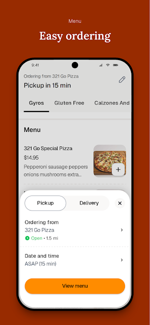 321 Go Pizza Screenshot 2
