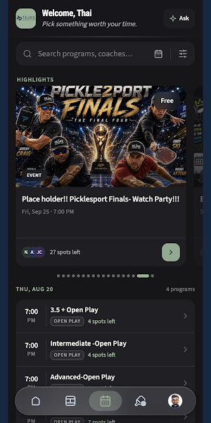 Tejas Pickleball Club Screenshot 2