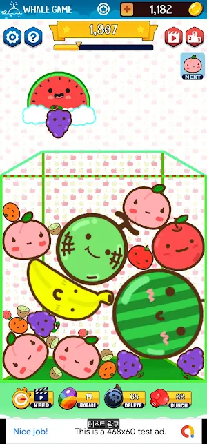 whale game (watermelon merge) Screenshot 2
