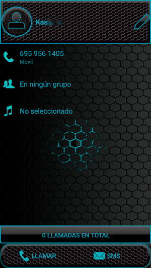 THEME DARK SPACE HOLO EXDIALER Screenshot 2