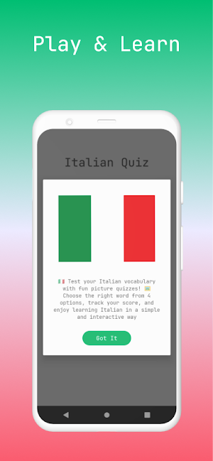Italian Quiz Screenshot 1
