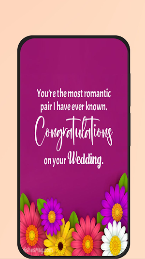 wedding congratulations Screenshot 2