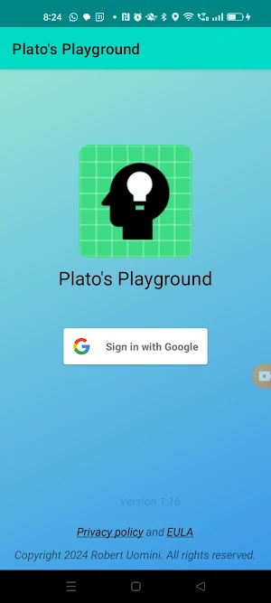 Plato's Playground screenshot 1