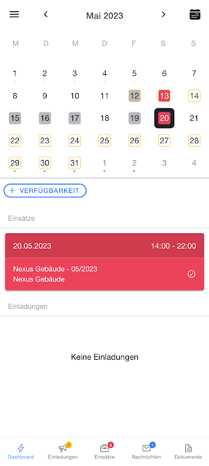 Timecount Mitarbeiter Screenshot 2