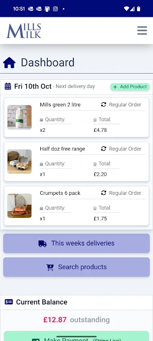 Mills Milk Screenshot 3
