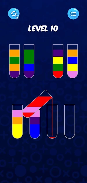 Rainbow Water Sort Screenshot 1