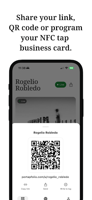 Portapfolio: Own your Website Screenshot 2