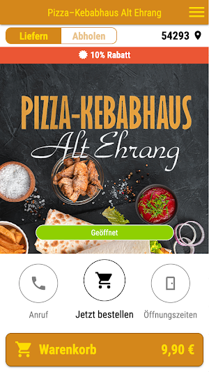 Pizza–Kebabhaus Alt Ehrang Screenshot 0