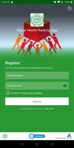 Taksar Mobile Banking App Screenshot 3