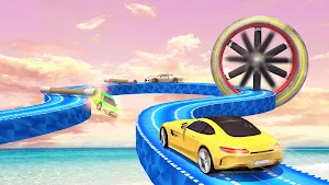Mega Ramp Car Stunts Racing : Impossible Tracks 3D Screenshot 2