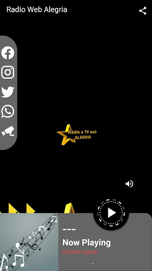 Rádio Web Alegria Screenshot 1