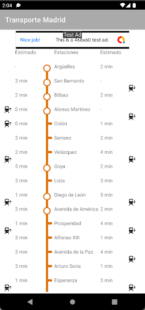 TransXtate Metro Madrid Screenshot 2