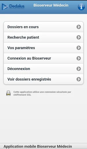 Bioserveur Médecin Screenshot 0