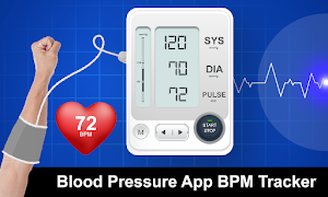 Blood Pressure App BPM Tracker Screenshot 0