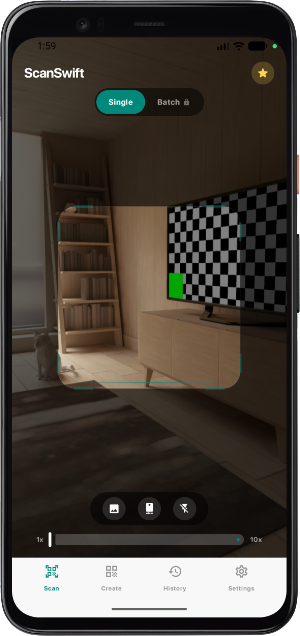 ScanSwift - QR & Barcode Scan. Screenshot 0