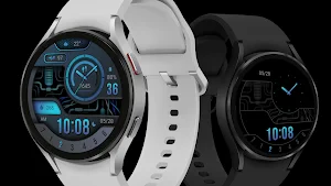 Sky Blue Circuit For Wear OS Screenshot 3
