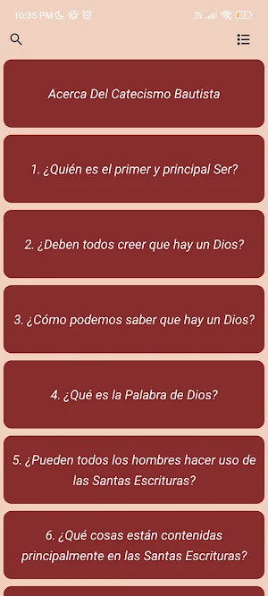 Catecismo Bautista Screenshot 0