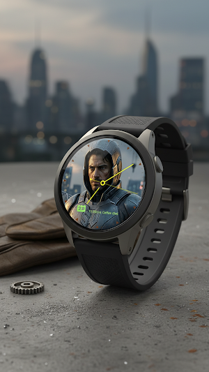 Cyber Armor Watch Face Screenshot 3