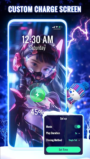 Battery Charging Animation 4D Screenshot 3