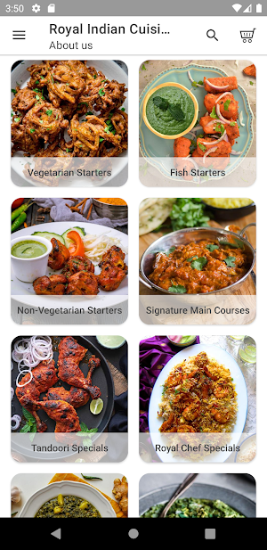 Royal Indian Cuisine Screenshot 0