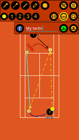 Tennis Tactic Board Screenshot 1