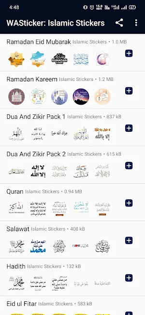 WASticker: Islamic Stickers Screenshot 0