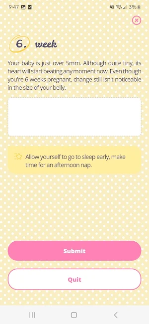 My Pregnancy Journal Screenshot 2