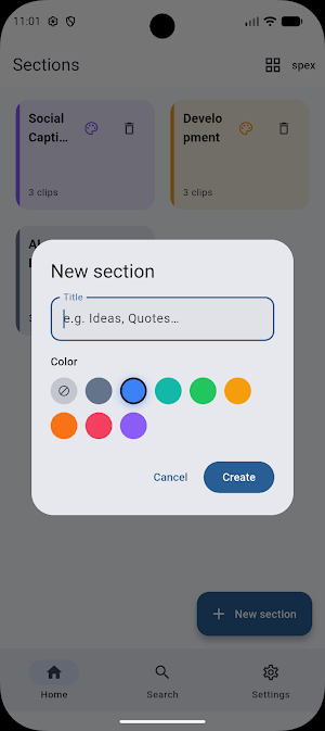 Sections By Cizeex Screenshot 1