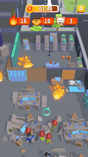 Crowd Fire 3D Screenshot 2