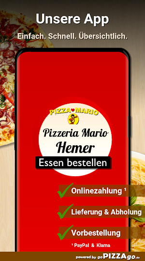 Pizzeria Mario Hemer Screenshot 0