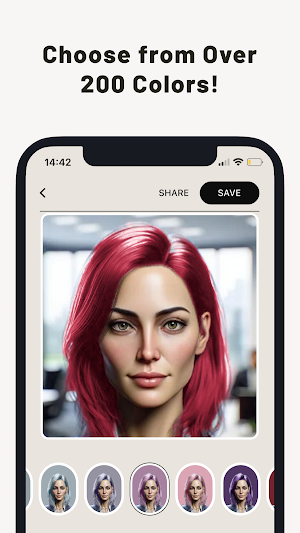 PerfectHairColor: Snap & Dye Screenshot 3