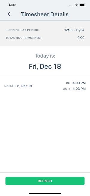Poolman Timecard Screenshot 3