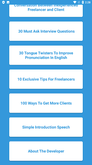 English For Freelancing Screenshot 1