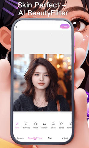 Skin Perfect - AI BeautyFilter Screenshot 1