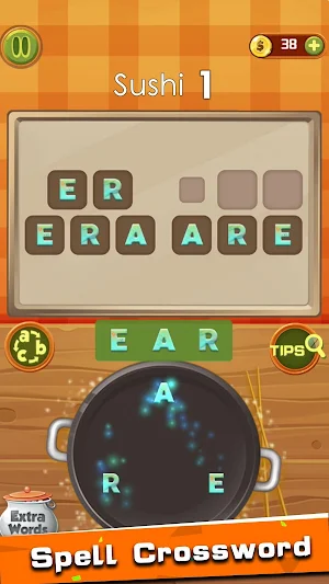 Words Chef-Spelling English Letters Learning Train Screenshot 2