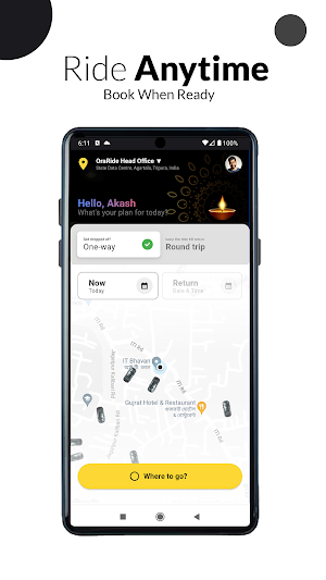 OraRide - Request a ride Screenshot 0