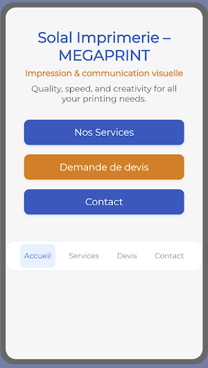 Solal Imprimerie Screenshot 0