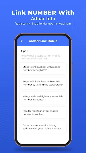Link Number With Aadhar Info Screenshot 1