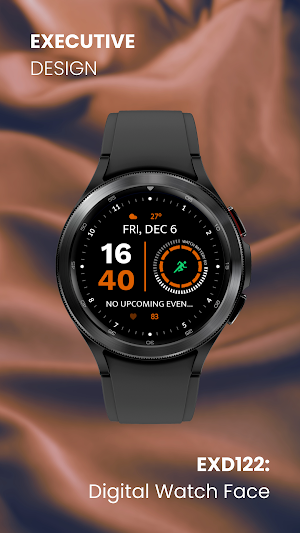 EXD122: Digital Watch Face Screenshot 1