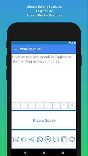 Write by Voice - Voice Typing Screenshot 1