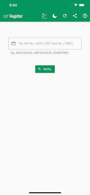 GST Register Screenshot 1