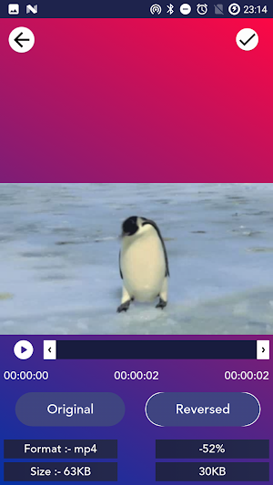 Tenet Video Editor : Reverse,  Screenshot 0