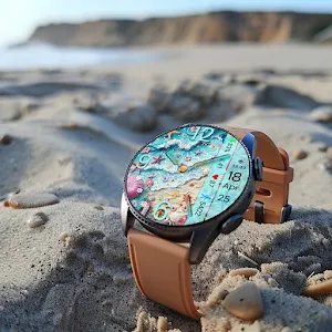 ART032 Summer Vibes Watch Face Screenshot 1