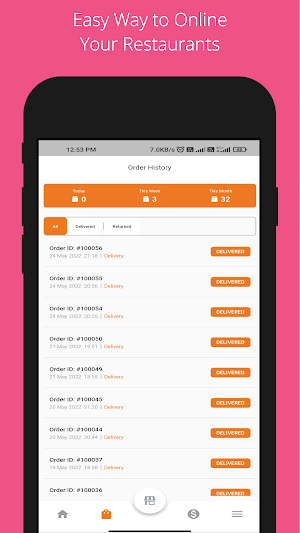 Foodtm: Restaurant Shop Seller Screenshot 1