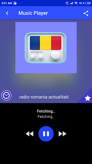 Radio Romania Actualitati App Screenshot 0