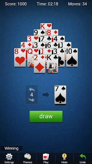 Pyramid Solitaire - Classic Free Card Games Screenshot 3