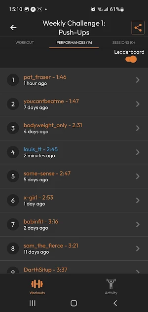 Train Together Fitness App Screenshot 3