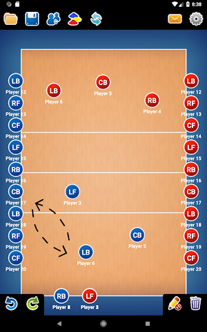 Coach Tactic Board: Volley Screenshot 2