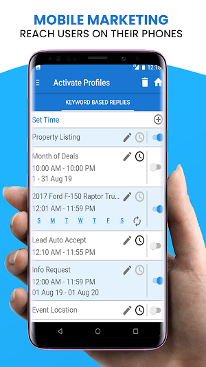 Business SMS Marketing Auto Reply / Text Messaging Screenshot 0